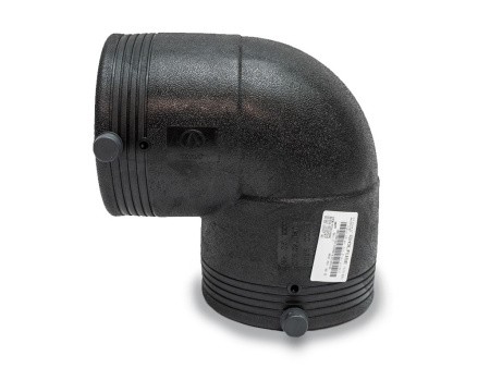 Отвод электросварной 90° PN16 SDR11 PE100 D180 Отвод электросварной 90° PN16 SDR11 PE100 D180